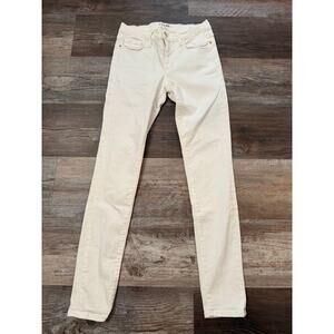 FRAME le skinny de Jeanne white skinny jeans sz 28